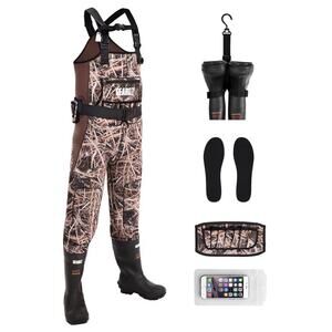 GearOZ Women’s 5mm Neoprene Hunting Waders Size 11 Camo Insulated NEW
